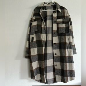 NWOT long shacket